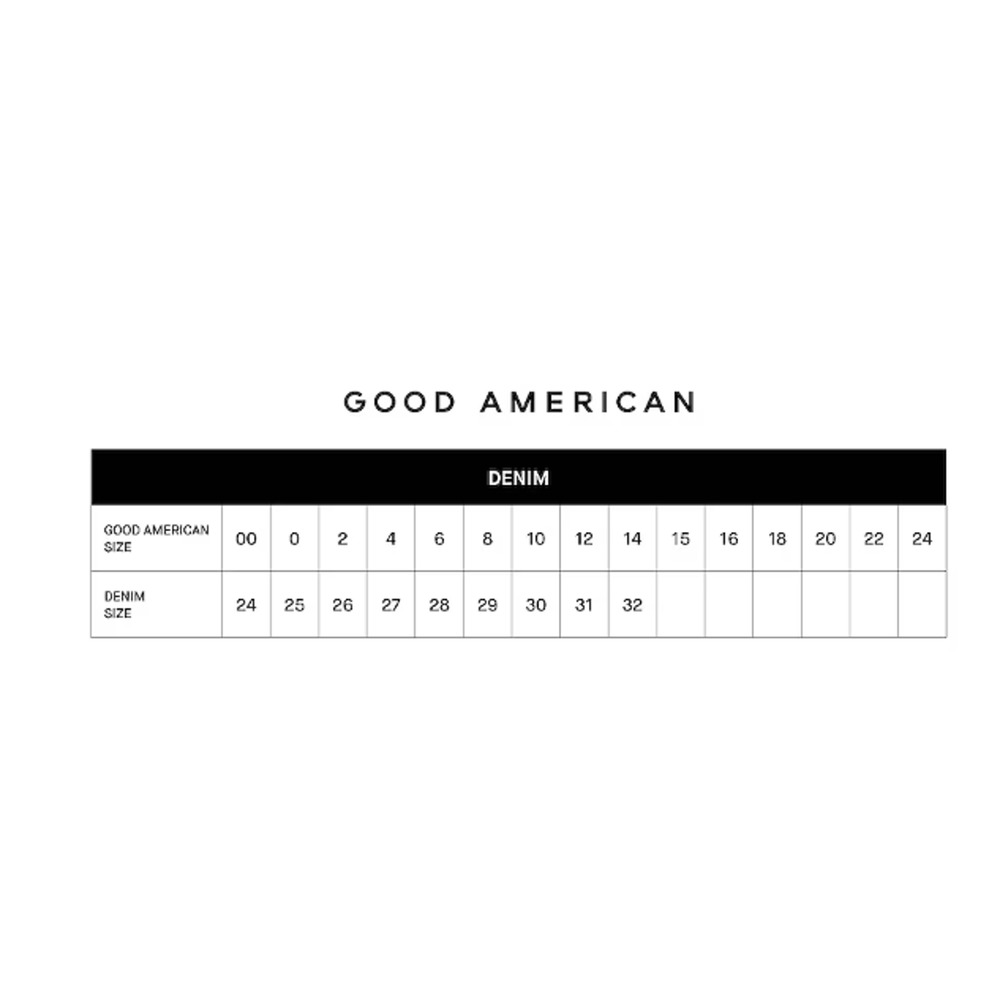 Good American Good Icon Crop Festival Rips Jeans Womens Blue High Rise 10 / 30 - Picture 14 of 14